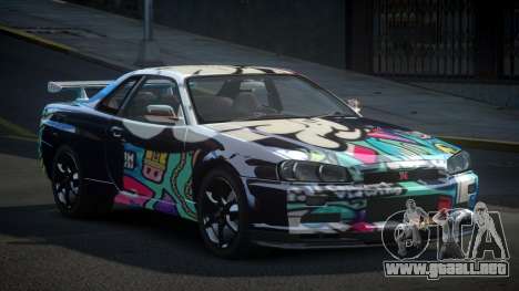 Nissan Skyline R34 G-Style S8 para GTA 4