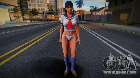 DOA Ayame Summer School Uniform Suit (skirt) para GTA San Andreas