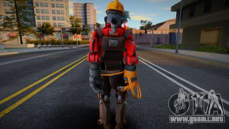 RED Robot Engineer from Team Fortress 2 para GTA San Andreas