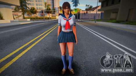 DOA Ayame Summer School Uniform Suit para GTA San Andreas