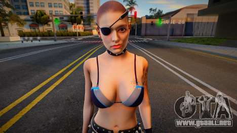 Claire Stripper no coat and blady para GTA San Andreas