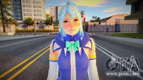Marie cosplay: Aqua-Sama from Konosuba para GTA San Andreas