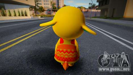 Eloise - Animal Crossing Elephant para GTA San Andreas