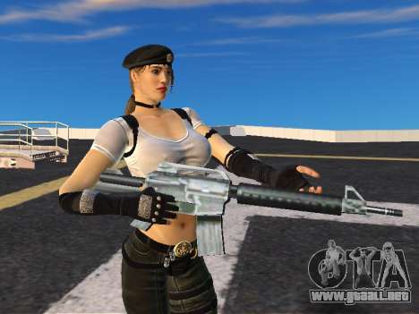Sonya Blade de Mortal Kombat vs DC para GTA San Andreas