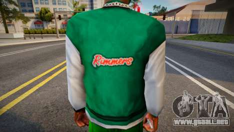 Real Rimmers Varsity Jacket para GTA San Andreas