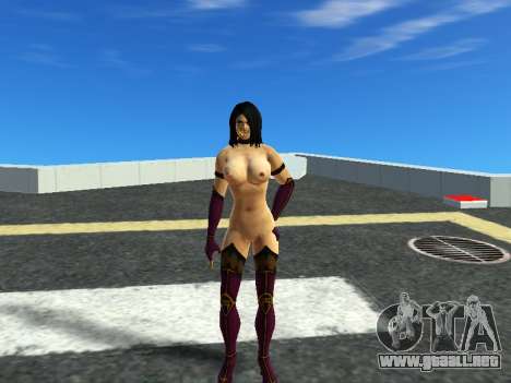 Mortal Kombat Mileena Desnudo para GTA San Andreas