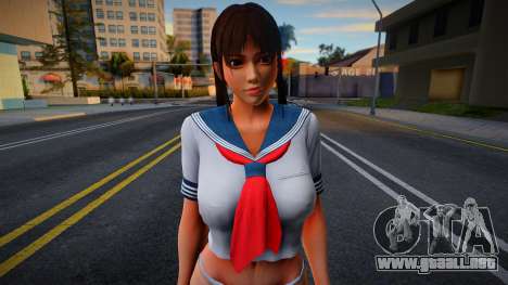 DOA Ayame Summer School Uniform Suit (skirt) para GTA San Andreas