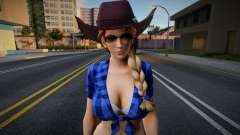 DOA Sarah Brayan Vegas Cow Girl Outfit Country 2 para GTA San Andreas