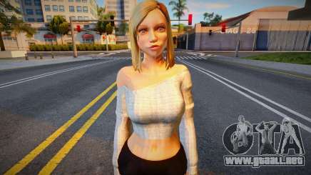 Parasit3 City Blonde Girl Skin para GTA San Andreas