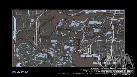 Mapa gris y radar para GTA San Andreas