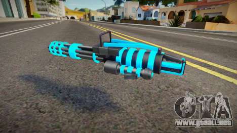 Blue Tron Legacy - Minigun para GTA San Andreas