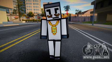 Reginald - Stickmin Skin from Minecraft para GTA San Andreas