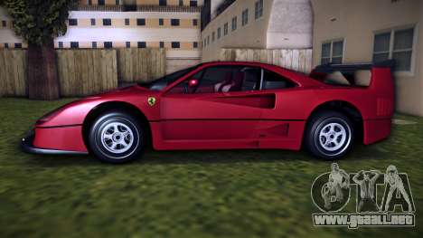 Ferrari F40 Competizione 1989 para GTA Vice City