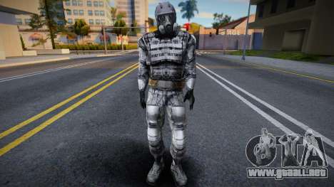 Miembro del grupo X7 en un exoesqueleto sin serv para GTA San Andreas