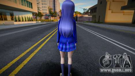 Love Live skin 6 para GTA San Andreas