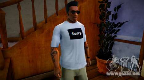 T-shirt Sorry. para GTA San Andreas