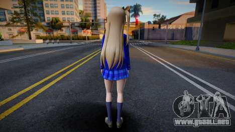 Love Live skin 33 para GTA San Andreas