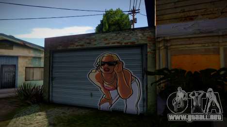 Cute Girl Garage From GTA SA para GTA San Andreas