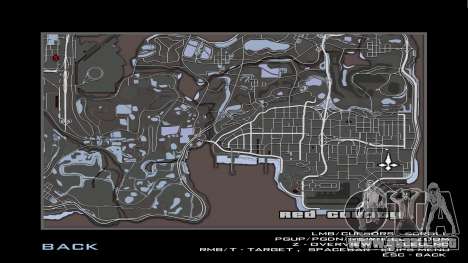 Mapa gris y radar para GTA San Andreas
