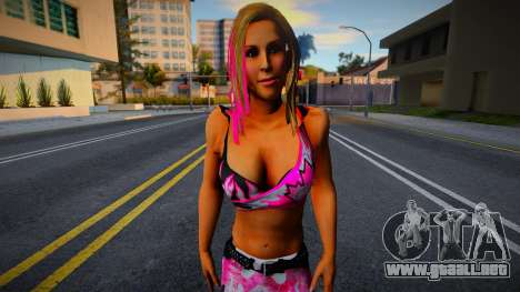 Natalya Hart from Smackdown vs Raw 2011 Xbox para GTA San Andreas