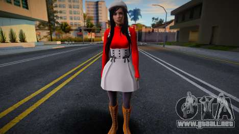 Monki Red Dress 1 para GTA San Andreas
