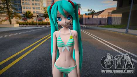 PDFT Hatsune Miku Swimwear para GTA San Andreas