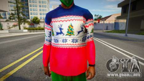 Suéter de Año Nuevo con ciervo para GTA San Andreas