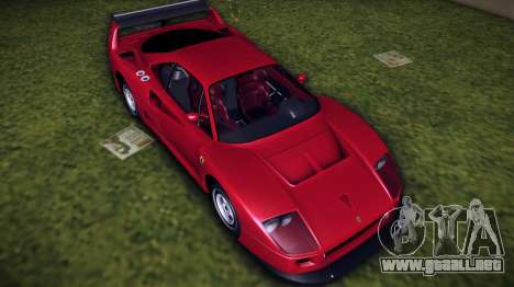 Ferrari F40 Competizione 1989 para GTA Vice City