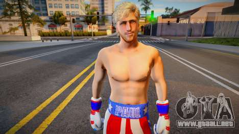 Logan Paul (Boxer) para GTA San Andreas