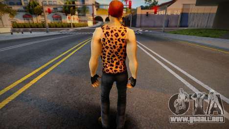 Postal Dude en camiseta de leopardo para GTA San Andreas