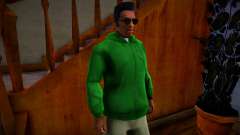 Green Hoody para GTA San Andreas
