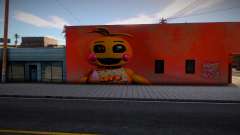 Toy Chica Mural para GTA San Andreas