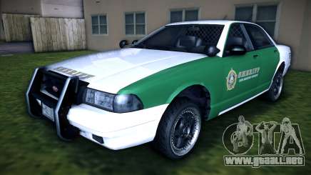 GTA V Vapid Stanier II Sheriff Cruiser para GTA Vice City