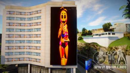 Toy Chica Billboard para GTA San Andreas