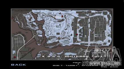 Mapa gris y radar para GTA San Andreas