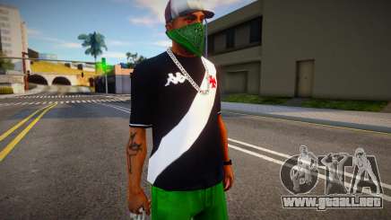 Vasco Black T-shirt para GTA San Andreas