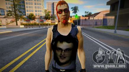 Postal Dude en una camiseta con Kuplinov para GTA San Andreas