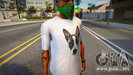 Sharo The Dog T-Shirt para GTA San Andreas