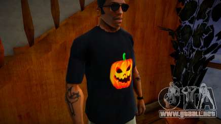 Halloween Pumpkin Shirt para GTA San Andreas