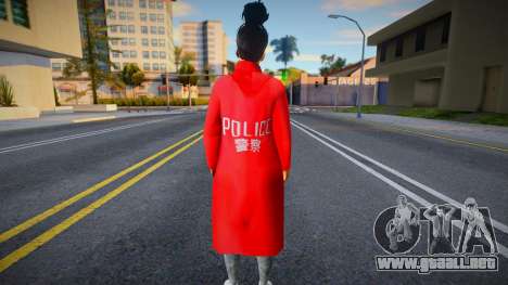 Girl in winter coat para GTA San Andreas