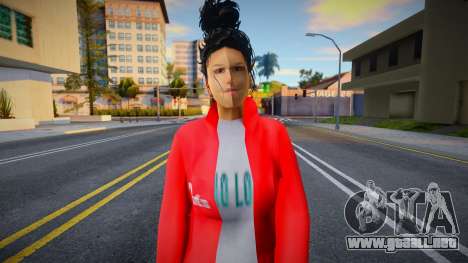 Girl in winter coat para GTA San Andreas