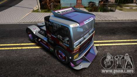 MAN TGX Formula Truck [ADB IVF VehFuncs] para GTA San Andreas