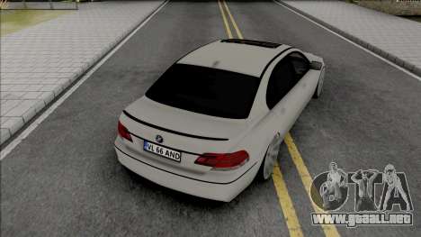 BMW 730d E66 2007 (Long) para GTA San Andreas