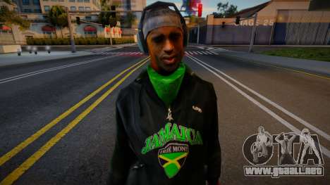 Jamaican look Sweet HD para GTA San Andreas