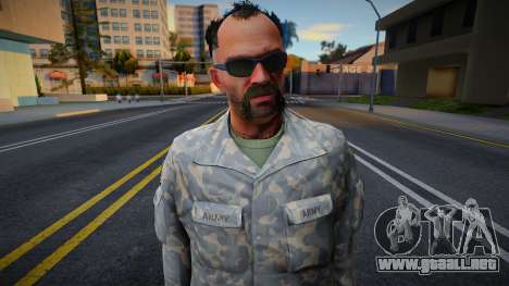 GTA V Trevor Soldier glasses Skin para GTA San Andreas