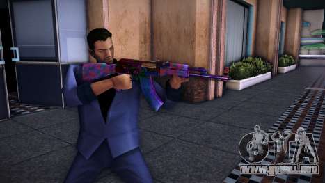 AK-47 Skin Rusty Rainbow para GTA Vice City