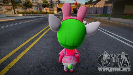 Animal Crossing Chelsea Skin para GTA San Andreas