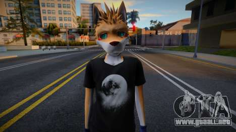 Random Akagami Hero Skin (Tau Furry) para GTA San Andreas