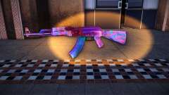 AK-47 Skin Rusty Rainbow para GTA Vice City