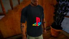 Playstation Logo T-Shirt para GTA San Andreas